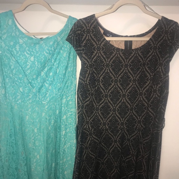 Selling two A-line dresses. Size 12 and Size L - Picture 2 of 4